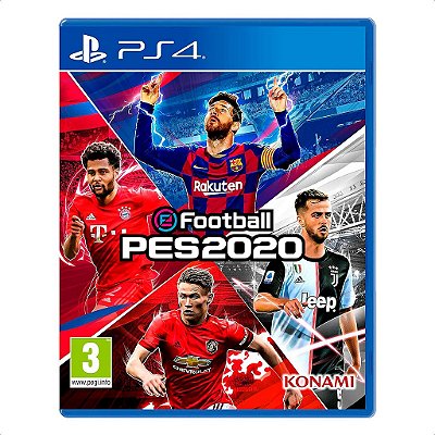 Jogo eFootball Pro Evolution Soccer PES 2020 Mídia Física - PS4