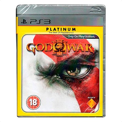Jogo God Of War 3 (Platinum) PS3 Mídia Física Original Usado Com Manual