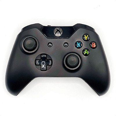 Controle Microsoft Xbox One Preto Sem Fio