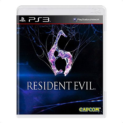Jogo Resident Evil 6  PS3 Mídia Física Original Usado Com Manual