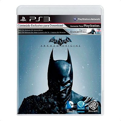 Jogo Batman Arkham Origins  PS3 Mídia Física Original Usado Com Manual