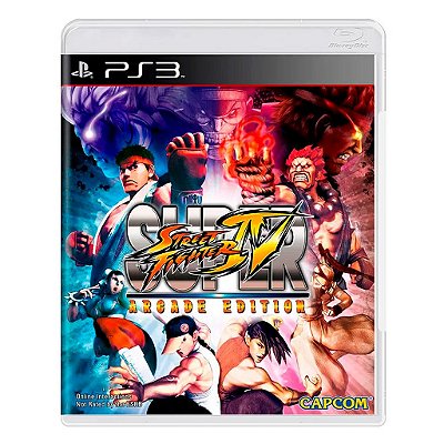 Jogo Super Street Fighter IV Arcade Edition MídIa Física PS3 Mídia Física Original Usado Com Manual