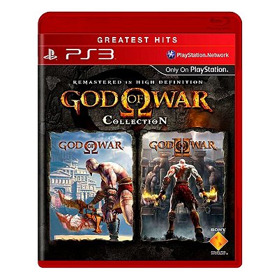 Jogo God Of War Collection  (Greatest Hits) PS3 Mídia Física Original Usado Com Manual