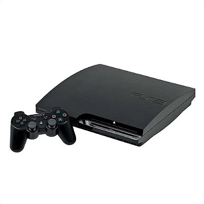 Console Sony PlayStation 3 Slim 160 GB Preto Usado - PS3