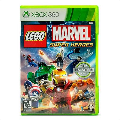 Jogo Lego Marvel Super Heroes Mídia Física Usado - Xbox 360