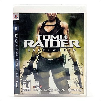 Jogo Tomb Raider Underworld  PS3 Mídia Física Original Usado Com Manual