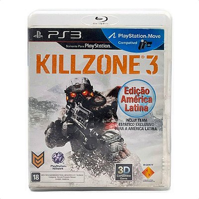 Jogo Killzone 3  PS3 Mídia Física Original Usado Sem Manual