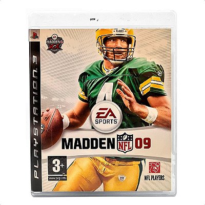 Jogo Madden NFL 09 PS3 Mídia Física Original Usado Sem Manual