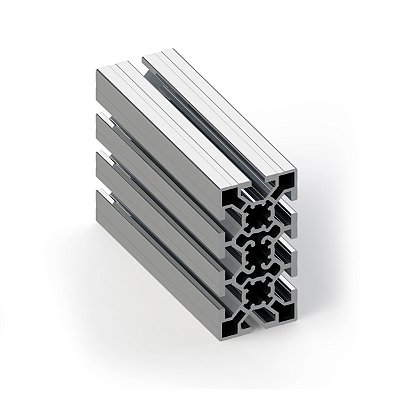 Perfil Estrutural em Alumínio 50x100 / Metro