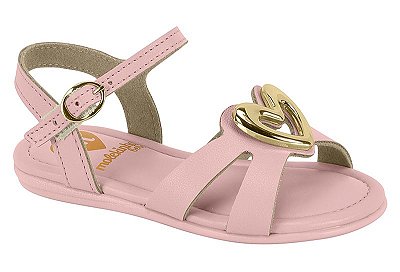 Sandália Molekinha Napa Rosa