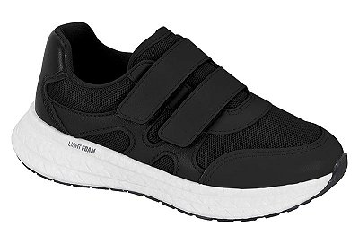 Tênis Infantil Preto Esportivo com Velcro