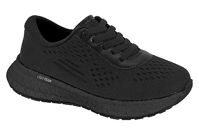 Tênis Infantil Esportivo Preto Confortável Menina