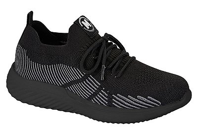 Tênis Esportivo Infantil Preto Sola Preta