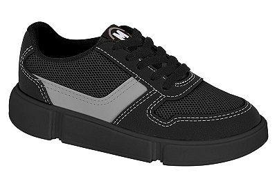 Tênis Infantil Preto e Cinza