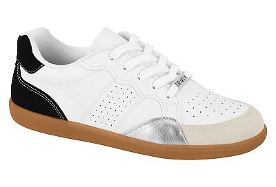 Tênis Vizzano Branco/Prata/Preto Casual