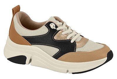 Tênis Modare Tipo Esportivo Alto Marrom/Preto/Dourado