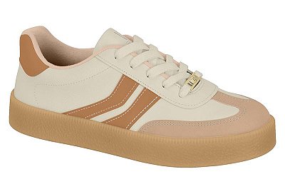 Tênis Vizzano Branco Off/Camel
