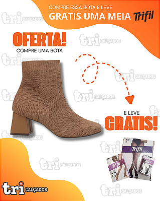 Bota Bebecê Panho Caramelo