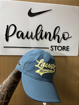 BONÉ LACOSTE MIAMI OPEN VERDE ÁGUA