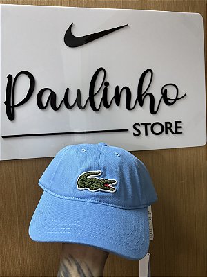 BONÉ LACOSTE BIG CROC AZUL BEBÊ
