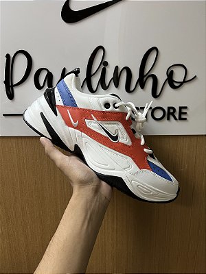 NIKE M2K TEKNO WHITE BLUE ORANGE