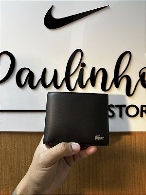 CARTEIRA LACOSTE PRETO