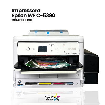 Impressora Epson Workforce Pro WF-C5390 | Com Bulk-Ink