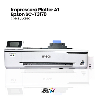 Impressora Plotter Epson T3170 | Com Bulk-Ink