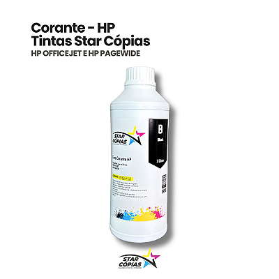 Tinta Star Cópias Corante HP – 1 Litro