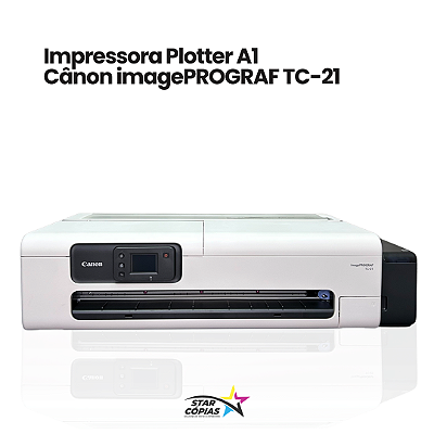 Plotter Canon imagePROGRAF TC-21 A1 (24”) | Com Bulk-Ink de Fábrica