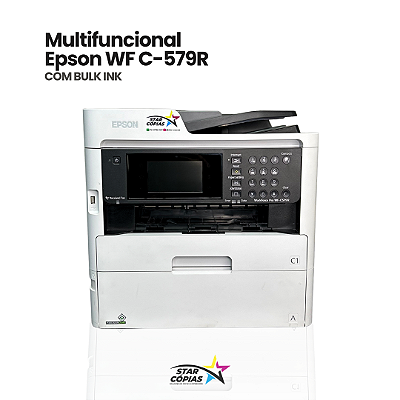 Multifuncional Epson WorkForce Pro WF-C579R | Com Bulk-Ink