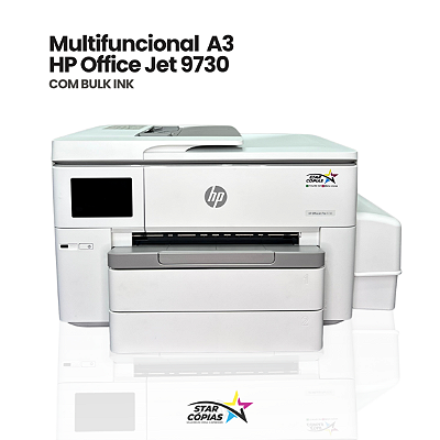 Impressora HP OfficeJet Pro 9730 | Com Bulk-Ink