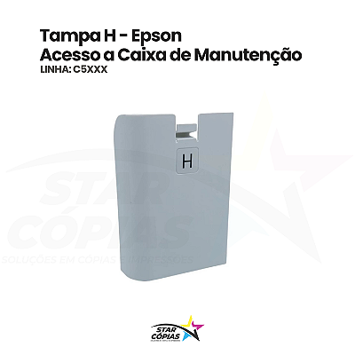 Tampa H da Caixa de Manutenção Original Epson | WorkForce Pro C5290 / C5790 / C5390 / C5810