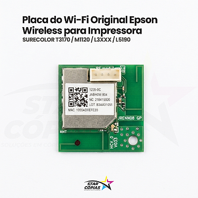 Placa de Wi-Fi Original Epson | SureColor T3170 / M1120 / L3110 / L3150 / L3160 / L3250 / L5190