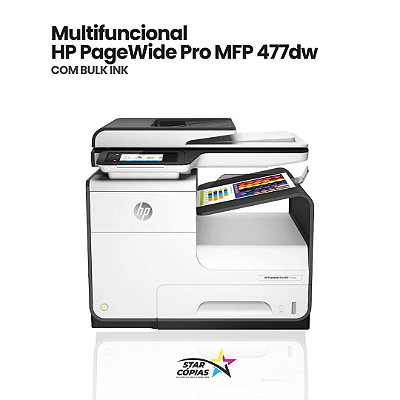 Multifuncional HP PageWide Pro MFP 477dw | com Bulk-Ink - REVISADA