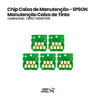 Chip Caixa de Manutenção | Epson T3170 / T5170 / F570