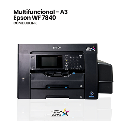Epson WorkForce WF-7840 A3+ | com Bulk Ink
