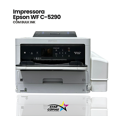 Impressora Epson Workforce Pro WF-C5290 | Com Bulk-Ink