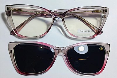 Óculos Receituário com Adicional Solar Polarizado Marrom