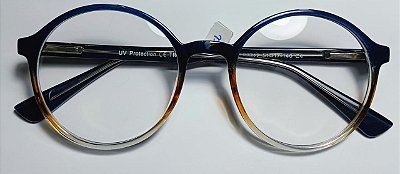 Óculos Receituário Acetato Redondo Masculino