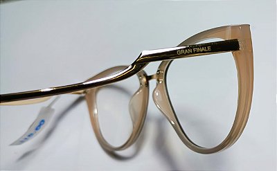 Óculos Receituário Acetato com Haste Metal