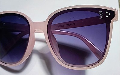 Óculos Solar Infantil Rosa Pérola Polarizado