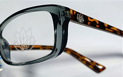 Óculos Receituário Feminino LCS Acetato Cinza