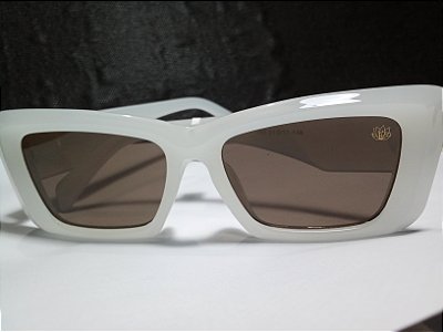 Óculos Solar TR90 Branco Unissex Moda