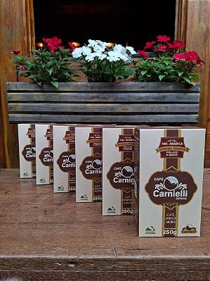 Kit 6 un. - Café Torrado e Moído Carnielli Coador - Especial (250g)