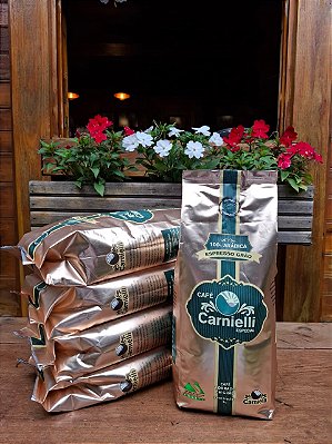 Kit 5 un. - Café Carnielli Especial Grão Espresso (1 Kg)
