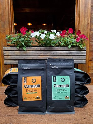 Kit 8 unidades - Café Eksotiese Laranja e Floral 250g - Moído para coador