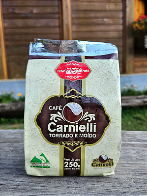 Café Carnielli Torrado e Moído 250g - Bebida Fina