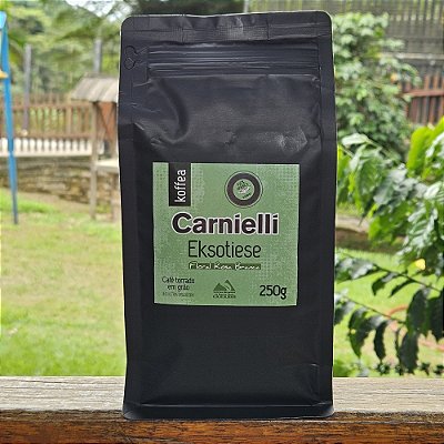 Café Carnielli Eksotiese Grão 250g - Floral Rosa Branca