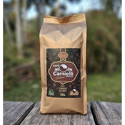 Café Carnielli Torr. em Grãos Cereja Natural Intenso (500g)